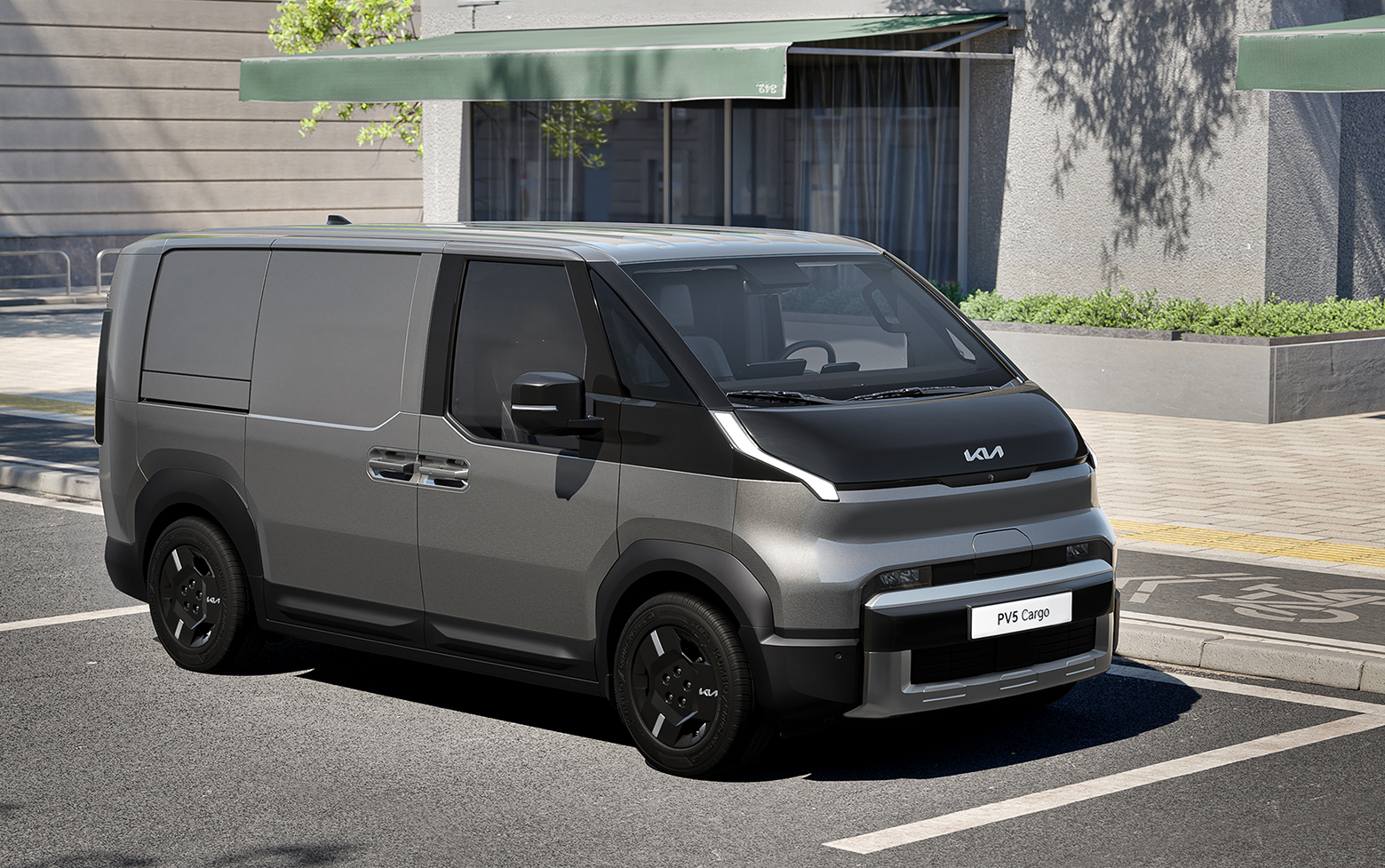 Nya PV5 Cargo och Passenger med Kias fräcka designspråk