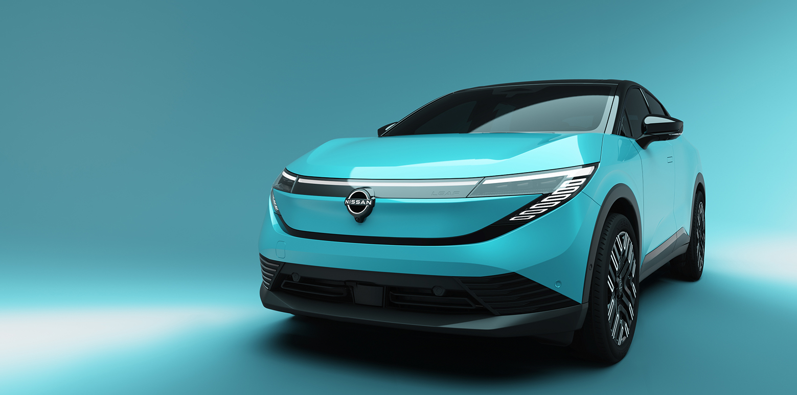 Nissans första eldrivna kompakt